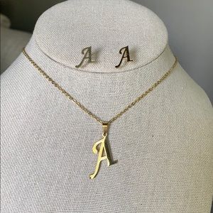 Steinless Steel Jewelry “A” set